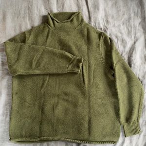 Men’s J. Crew green turtleneck sweater!